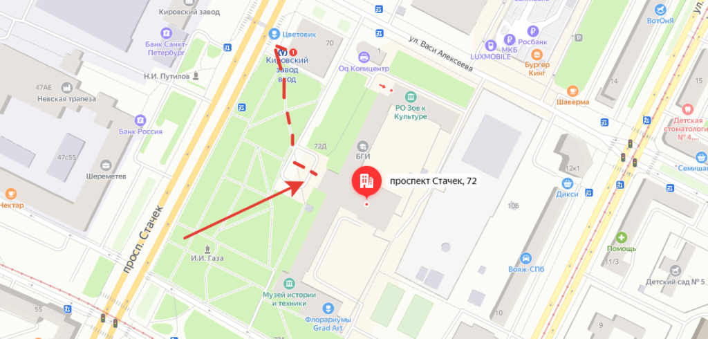 Адрес компании КЭШ БЭК АВТО